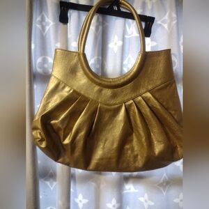 Gold Shoulder Bag Purse